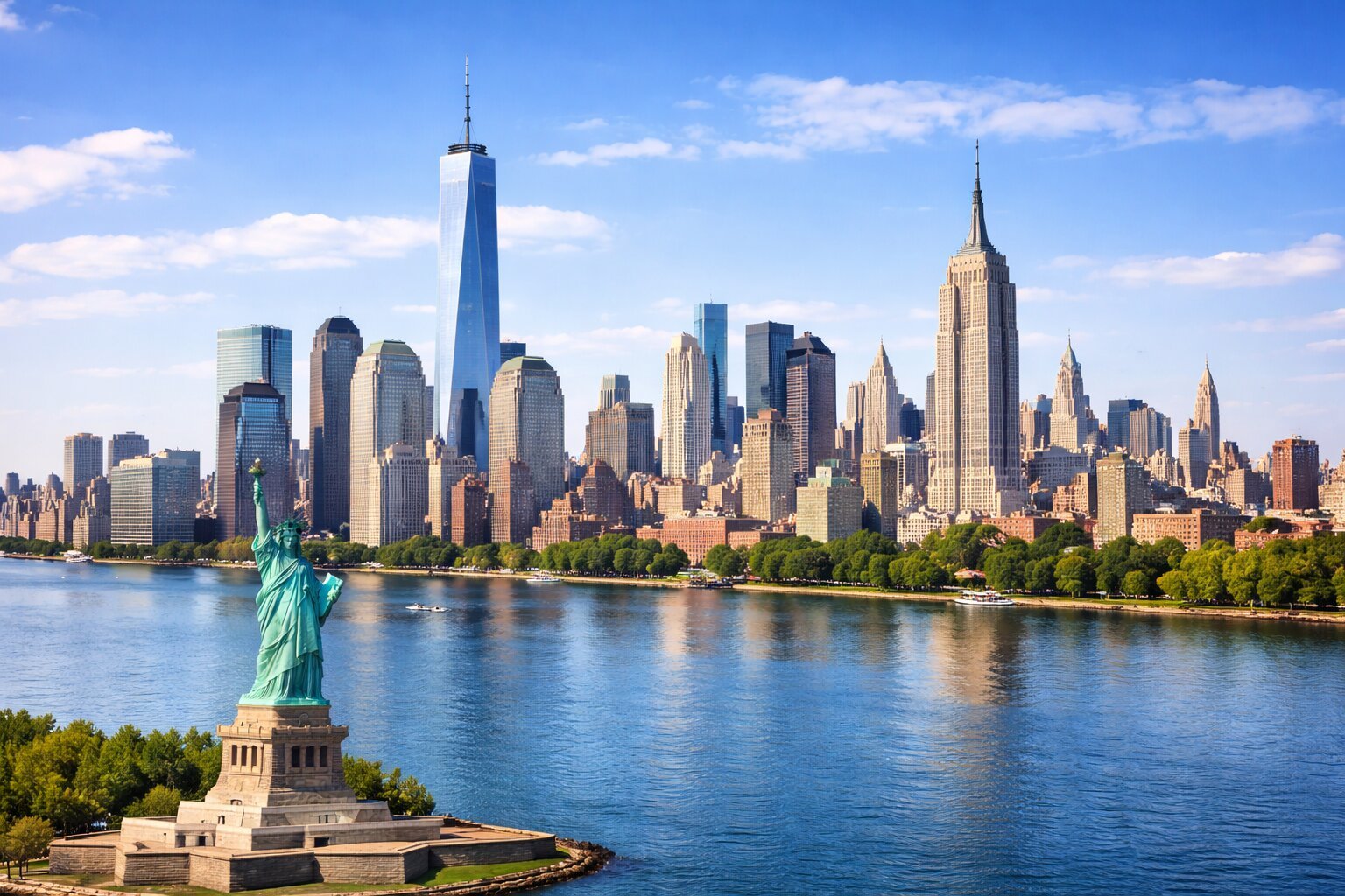 New York skyline and Compound Interest Calculator economic environment 2026